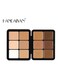 Handaiyan Concealer And Contour Creamy Pro Palette, Multicolour