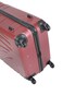 Senator Hard Case Medium Luggage Trolley Suitcase for Unisex ABS Lightweight Travel Bag with 4 Spinner Wheels KH115 Burgundy