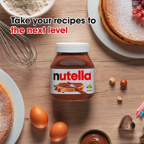 Nutella Hazelnut Chocolate Breakfast Spread, Jar, 400g​