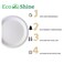 EcoShine  6-INCH Square Plates - 100% Natural, Biodegradable, Compostable, Ecofriendly, Safe &amp; Hygienic Disposable Bagasse Plate (Pack of 250 plates)