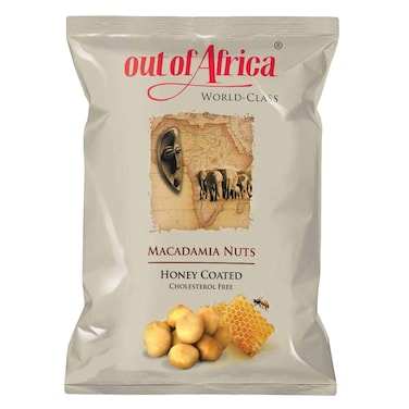 Out Of Africa Cholesterol Free Honey Coated Macadamia Nuts 150g
