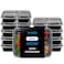 [10 Pack] 32 oz Meal Prep Containers with Lids, 3 Compartment Plastic Food Storage Containers, Reusable Lunch Boxes, BPA Free, Stackable, Microwave/Dishwasher/Freezer Safe