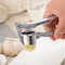 Decdeal - Garlic Press Stainless Steel Mincer Ginger Crusher Garlic Presser Chopper Easy Squeeze Rust Proof Ergonomic Handle Easy Clean