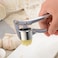 Decdeal - Garlic Press Stainless Steel Mincer Ginger Crusher Garlic Presser Chopper Easy Squeeze Rust Proof Ergonomic Handle Easy Clean