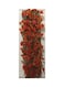 2-Piece Wooden Fence with Artificial Plant Maple Leaves Orange/Brown