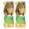 Garnier Color Naturals Creme Nourishing Permanent Hair Colour 7 Blonde Pack of 2