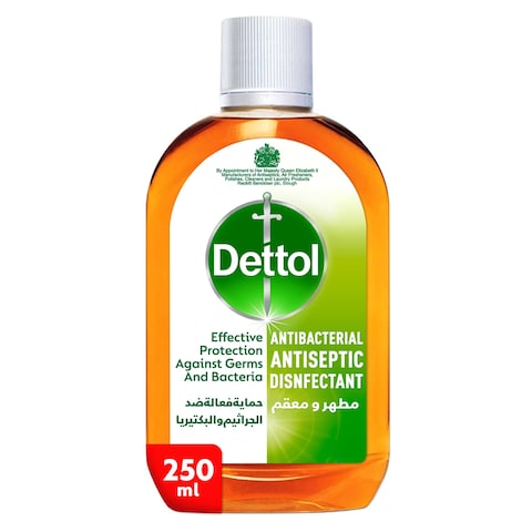 Dettol Antibacterial Antiseptic Disinfectant Liquid, 250ml