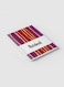 Lowha Spiral Notebook With 60 Sheets And Hard Paper Covers With Colorful Striped Design, For Jotting Notes And Reminders, For Work, University, School