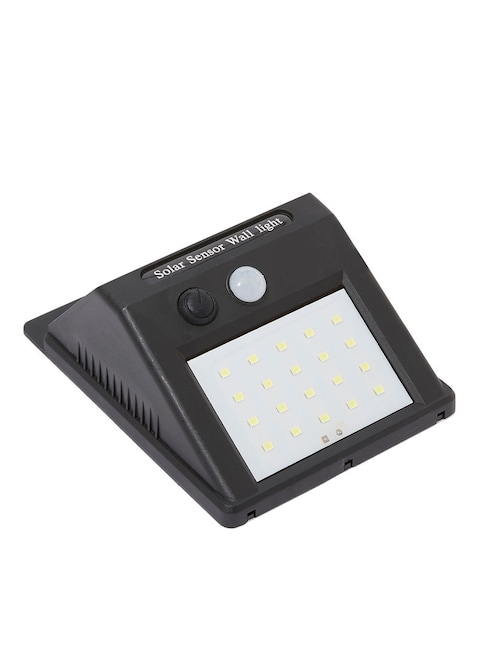 Generic 20-LED Equipped Solar Wall Light Black 8X11X15Centimeter