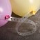 5M/16 Feet Clear Single Hole Balloon Decorating Strip Kit Balloon Arch Garland for Party Wedding Birthday Baby Shower Xmas Party Decorations(2Roll)