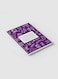 Lowha Spiral Notebook With 60 Sheets And Hard Paper Covers With Back To School Light Violet Design, For Jotting Notes And Reminders, For Work, University, School
