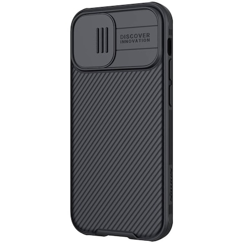 Nillkin Case for iPhone 12 Mini Cover Hard CamShield with Camera Slide Protective Cover [ Perfect Design Compatible with Apple iPhone 12 Mini (5.4 Inch) ] - Black