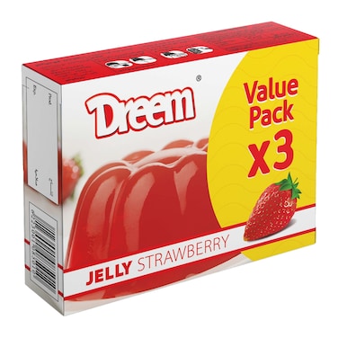 Dreem Jelly Strawberry - 70 grams - 3 Pieces