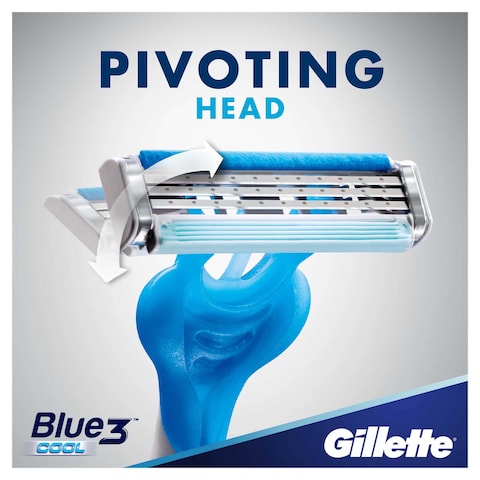 Gillette Blue II Plus Disposable Razors - 10 Razors
