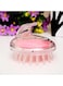 Generic Silicone Soft Massager Comb Brush Pink/White