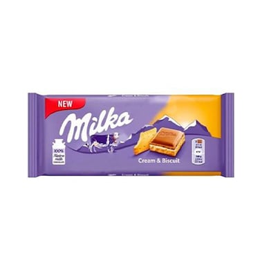 Milka Chocolate Biscuit And Cream 100GR