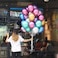 Uaejj 50/Set Multi Color Foil Balloon Party Supplies Banner Paper Garland For Happy Birthday Party Decoration Kids Baby Party Supplies Air Wedding Decoration Metallic Balloons