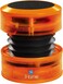 iHome IM60ENE Portable Rechargeable Mini Speakers (Neon Orange).