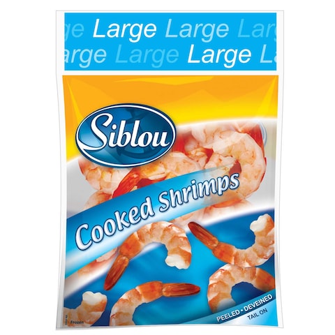 Buy Siblou Large Cooked Shrimps 250g in UAE