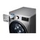 LG 15 Kg/8 Kg Front Load Washer Dryer, Silver, F0L9DGP2S, Direct Drive Motor 1400 RPM, 12 Programmers