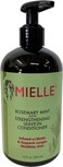 Mielle Rosemary Mint, Biotin Infused, Encourages Growth Hair Products For Stronger And Healthier Hair And Styling Bundle - Shampoo, Conditioner, Leave-In Conditioner Set 3 Pcs