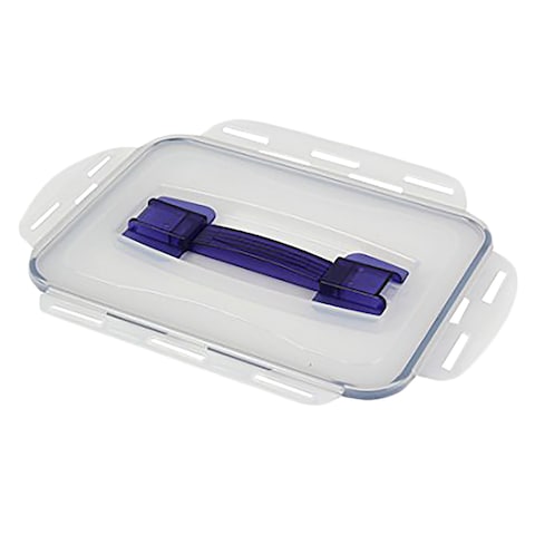 Lock &amp; Lock Rectangle Food Container With Handle Clear 4.7L
