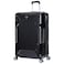 Eminent Hard Case Travel Bag Large Luggage Trolley Polycarbonate Lightweight Suitcase 4 Quiet Double Spinner Wheels With Tsa Lock KJ84 Black