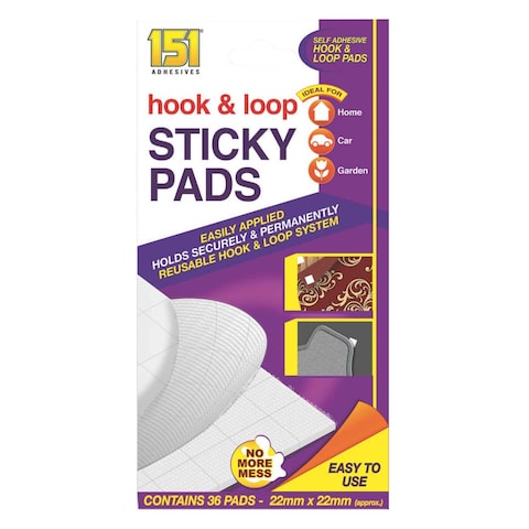 151 HOOK&amp;LOOP STICKY PAD 1511029/36