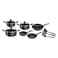 Tefal B459SC84 Super Cook Nonstick Kitchen Kit  12 Pieces Black