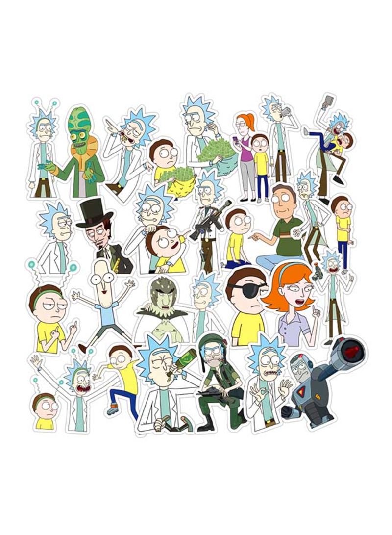 Buy Generic Trendy Sci-Fi Animation Sticker Set Online | Carrefour UAE