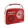 Geepas Rechargeable Radio Gr13014 Red