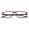 TOM OLIVER Blue Light Blocking Lightweight Computer Screen Glasses, Computer Reading/Gaming/TV/Phone for Women Men Teens Anti Eyestrain &amp; UV Glare (Rectangle,Brown DA)