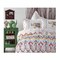 Printed Bed Cover Set, 240x180cm - Pink