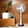 Geepas Rechargeable Oscillating Fan With Led Lights - Gf9385