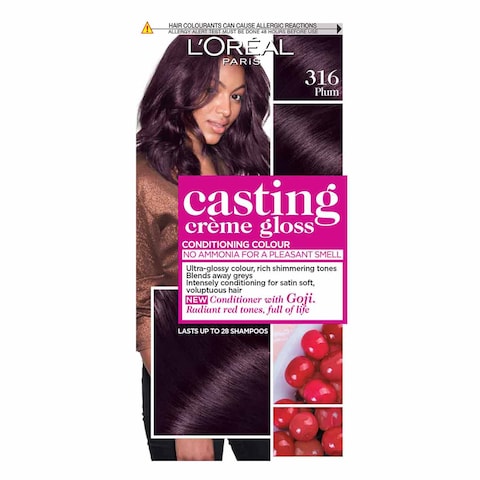 L&#39;Oreal Paris Casting Cream Gloss Hair Color - 316 Plum