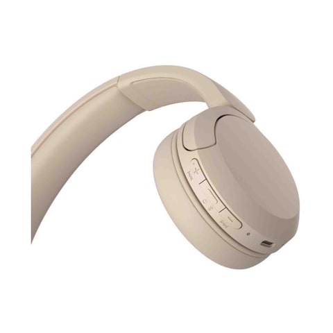 Sony Wireless On-Ear Headphones WH-CH520/CZ Beige