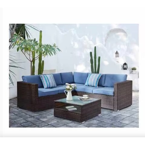 Mychoice Paris Wicker Corner S/St 4 Set