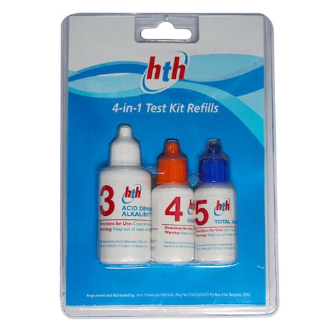 HTH 4 In 1 Test Kit Refills 3/4/5
