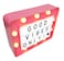 Metal LED Message Pink Light Box With Letters, Numbers and Symbols 21x17cm