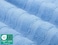 Towel Set Luxury Hotel Quality 600 GSM 100% Genuine Combed Cotton, Super Soft &amp; Absorbent Family Bath Towels 6 Piece Set - 2 Bath Towels, 2 Hand Towels, 2 Washcloths - Sky Blue