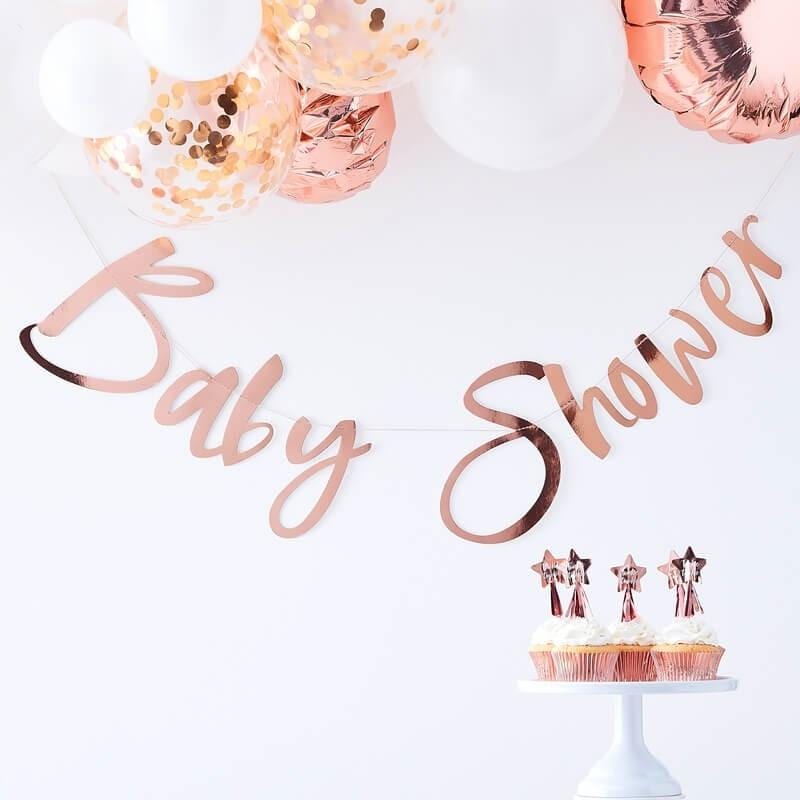 Buy GingerRay - Backdrop - Baby Shower - Rose Gold - Rose Gold Online ...