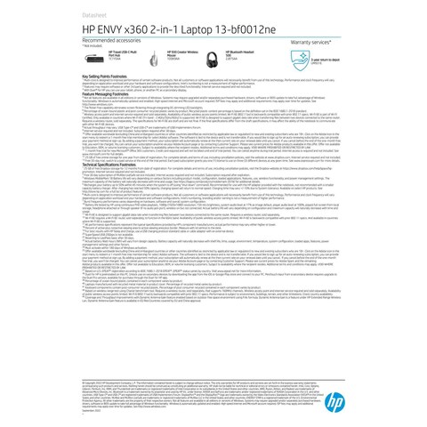 HP Envy x360 E13BF0012NE Laptop With 13.3-Inch Display Intel Core i5-1230U 8GB RAM 512GB SSD Intel UHD Graphic Card