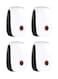 Sunshine - 4-Piece Of Ultrasonic Pest Repeller Set White 4inch
