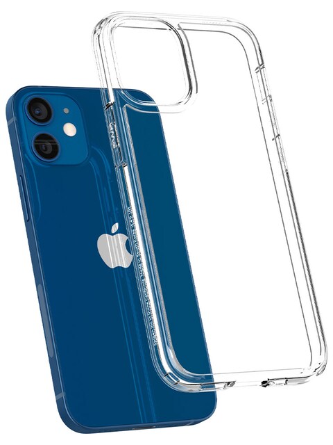 Spigen Crystal Hybrid designed for iPhone 12 Mini case cover - Crystal Clear