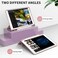 TRON Case Compatible with iPad 9.7&rdquo; 2018/2017(6th/5th Gen)/iPad Air 2/iPad Air with Pencil Holder, Soft TPU Back Shell Cover with Auto Wake/Sleep (Pink)
