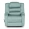In House Velvet Classic Recliner Chair With Storage Box - Light Turquoise - AB07