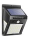Generic 40 LED Motion Sensor Solar Light Black