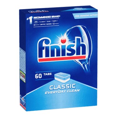 Finish Powerball Classics Everyday Clean Dishwasher Tablet 60 Piece