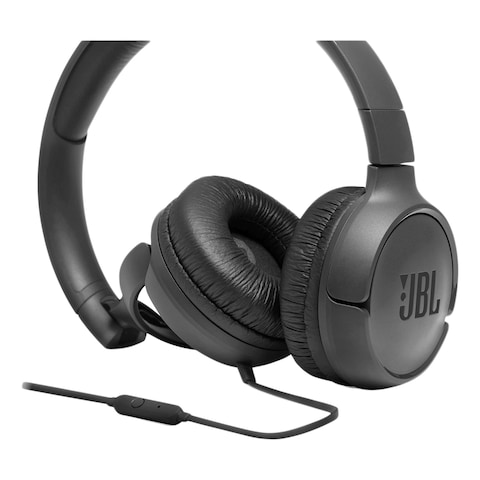 JBL Tune 500 Wired Headphone With Deep Pure Bass Sound Black