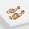 Aiwanto Beautiful Earring for all Outfits Office Party Rose Gold Earring